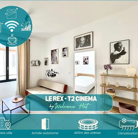 Apartment Le Rex - T2 Coeur De Sur Le Theme Du Cinema